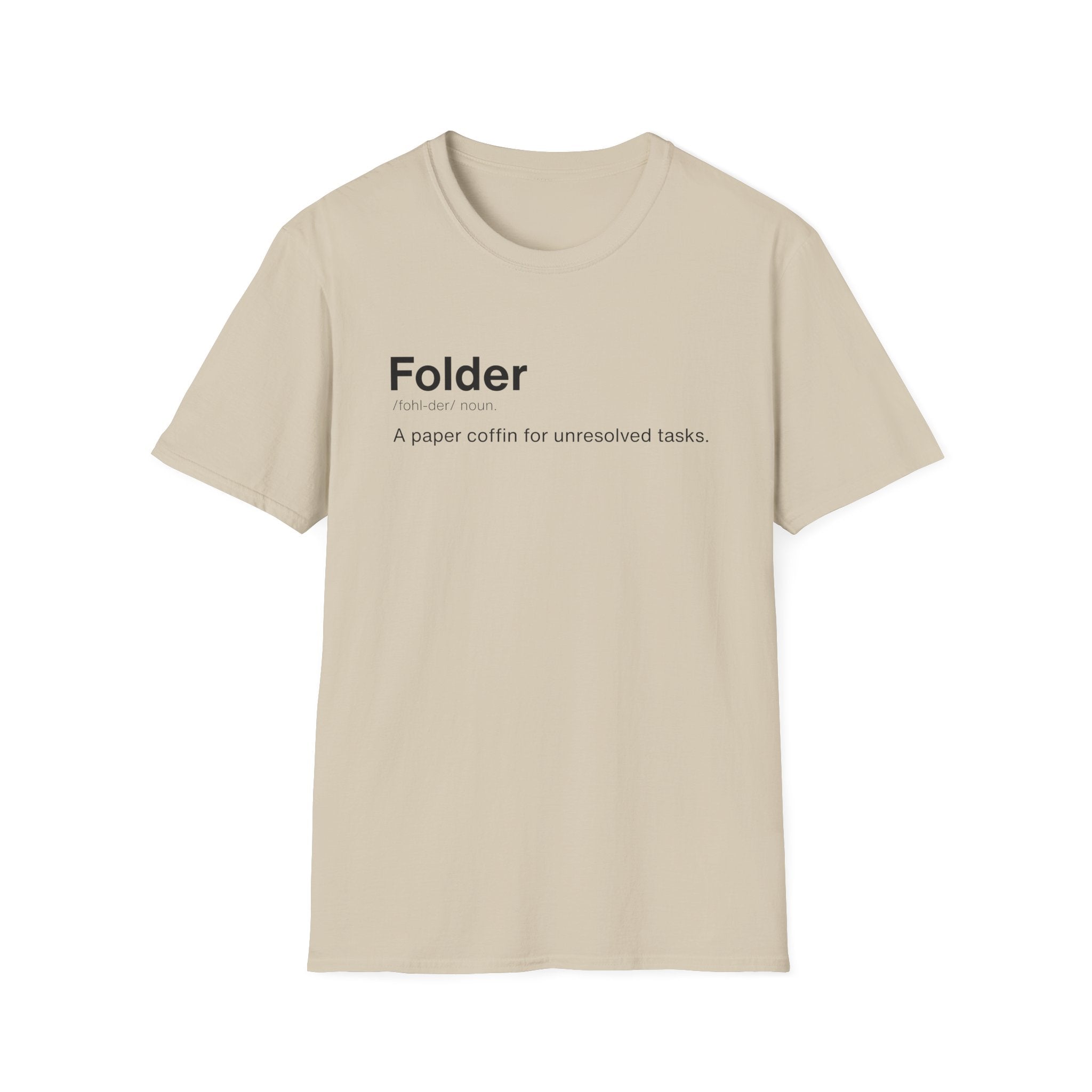 Folder Definition Corporate Satire T-Shirt