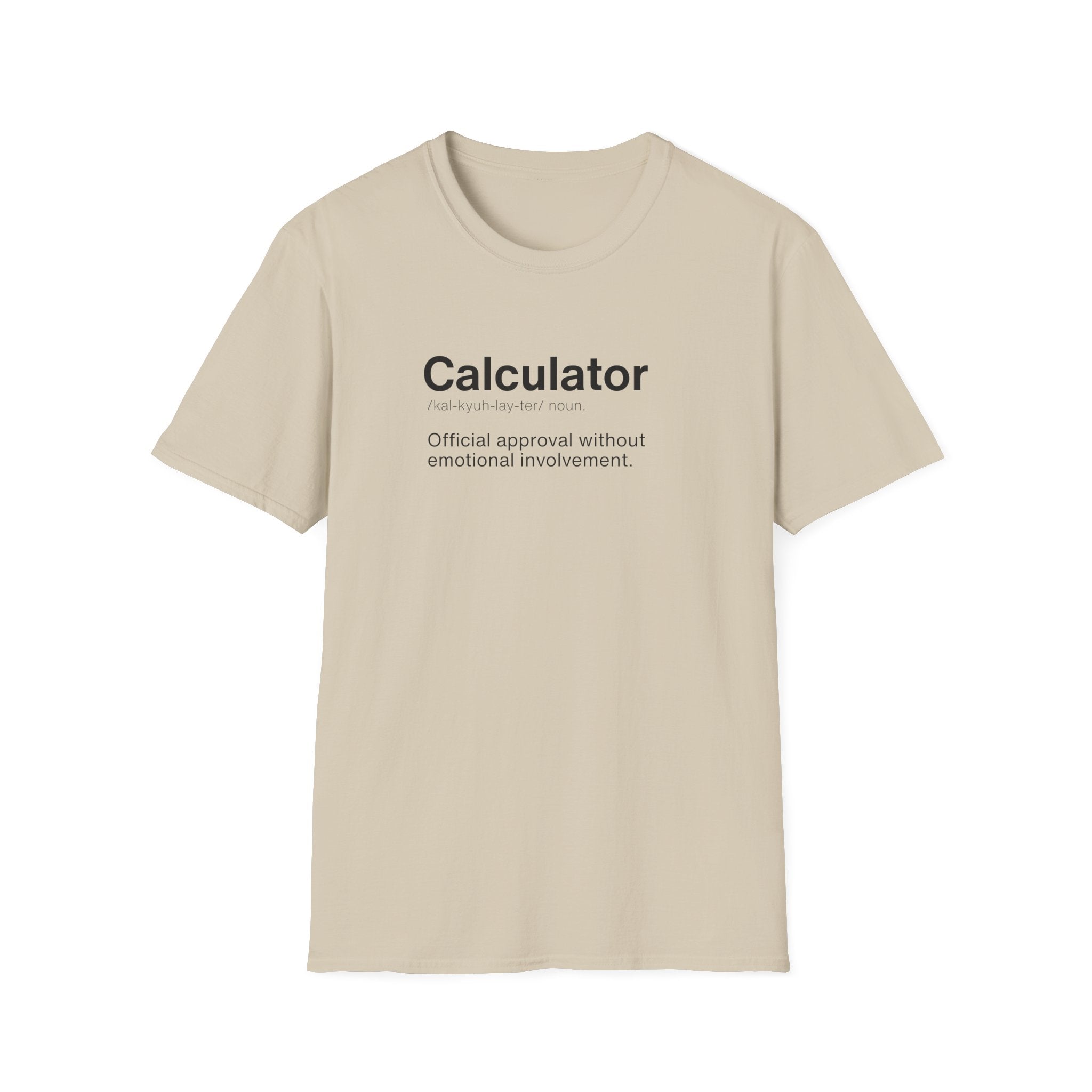 Calculator Definition Funny Work T-Shirt