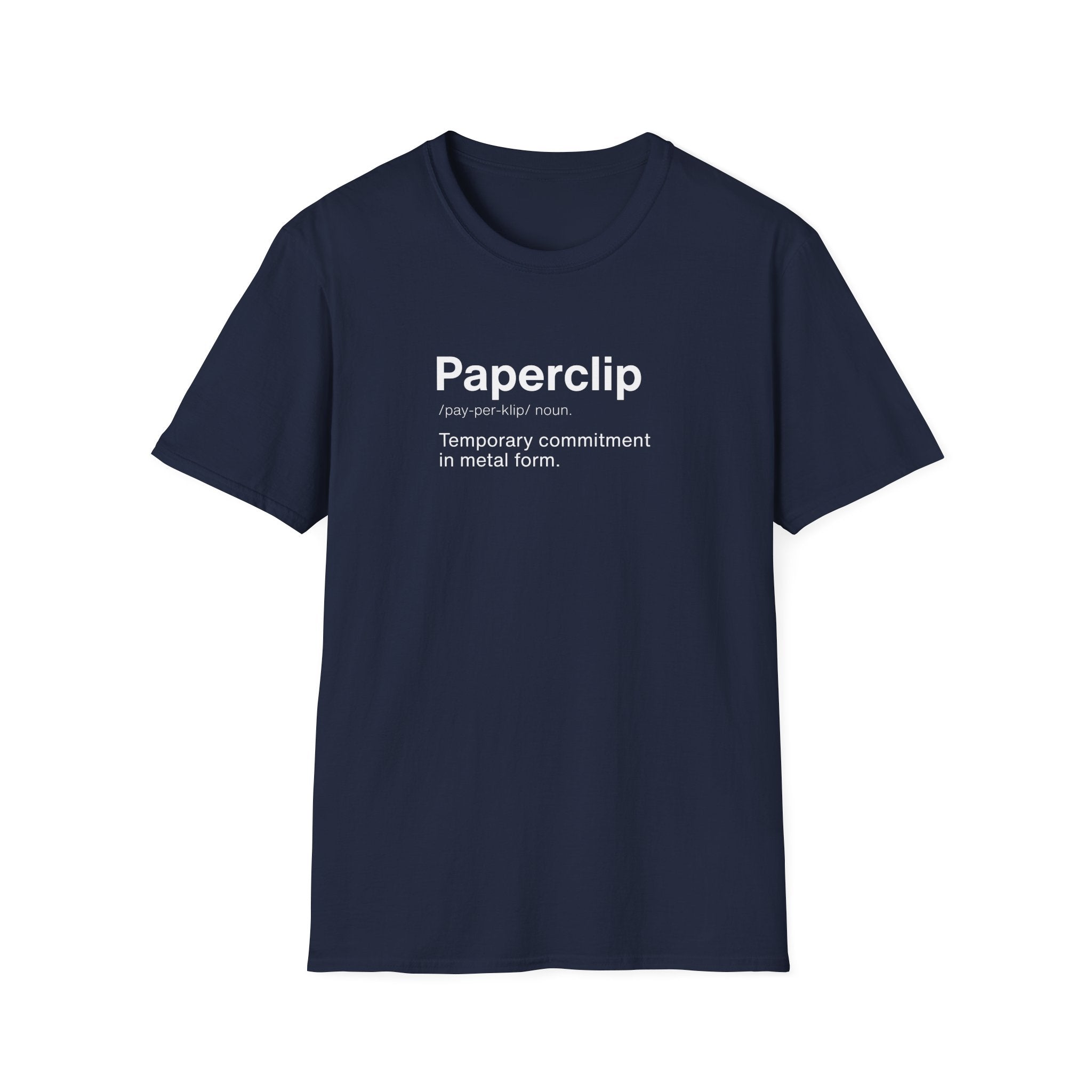 Paperclip Definition Office Humor T-Shirt