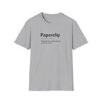 Paperclip Definition Office Humor T-Shirt