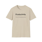 Productivity Definition Funny Work T-Shirt