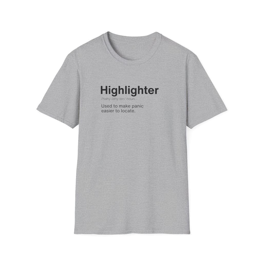 Highlighter Definition Funny Workplace T-Shirt