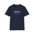 Capacity Definition Burnout T-Shirt