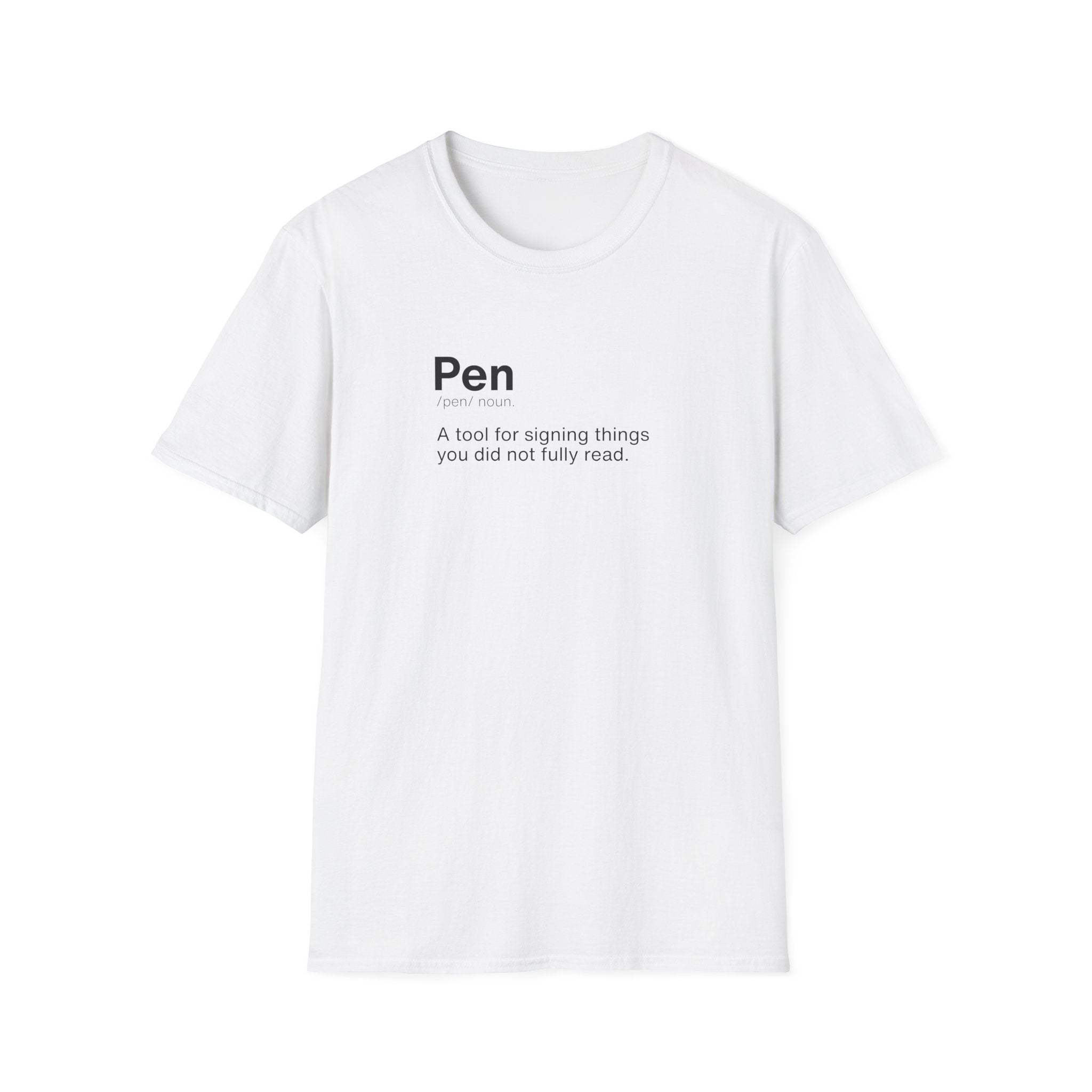 Pen Definition Corporate Humor T-Shirt