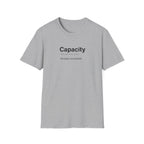 Capacity Definition Burnout T-Shirt