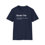 Binder Clip Definition Funny Office T-Shirt