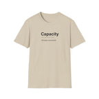 Capacity Definition Burnout T-Shirt