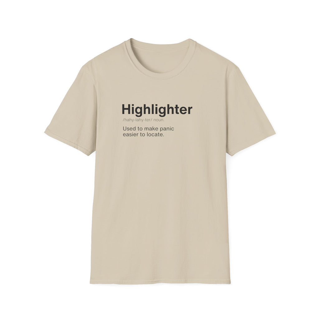 Highlighter Definition Funny Workplace T-Shirt