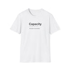 Capacity Definition Burnout T-Shirt