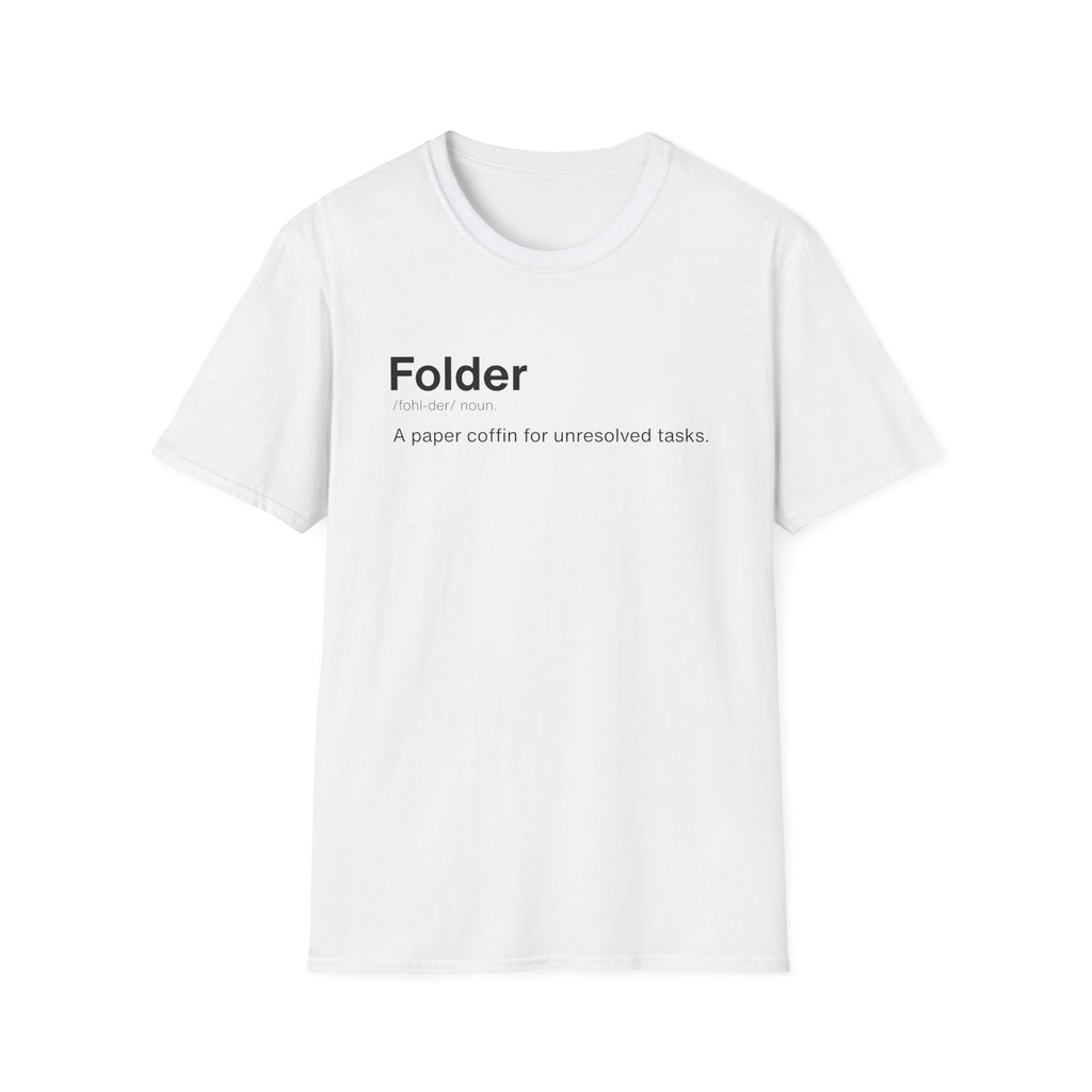 Folder Definition Corporate Satire T-Shirt