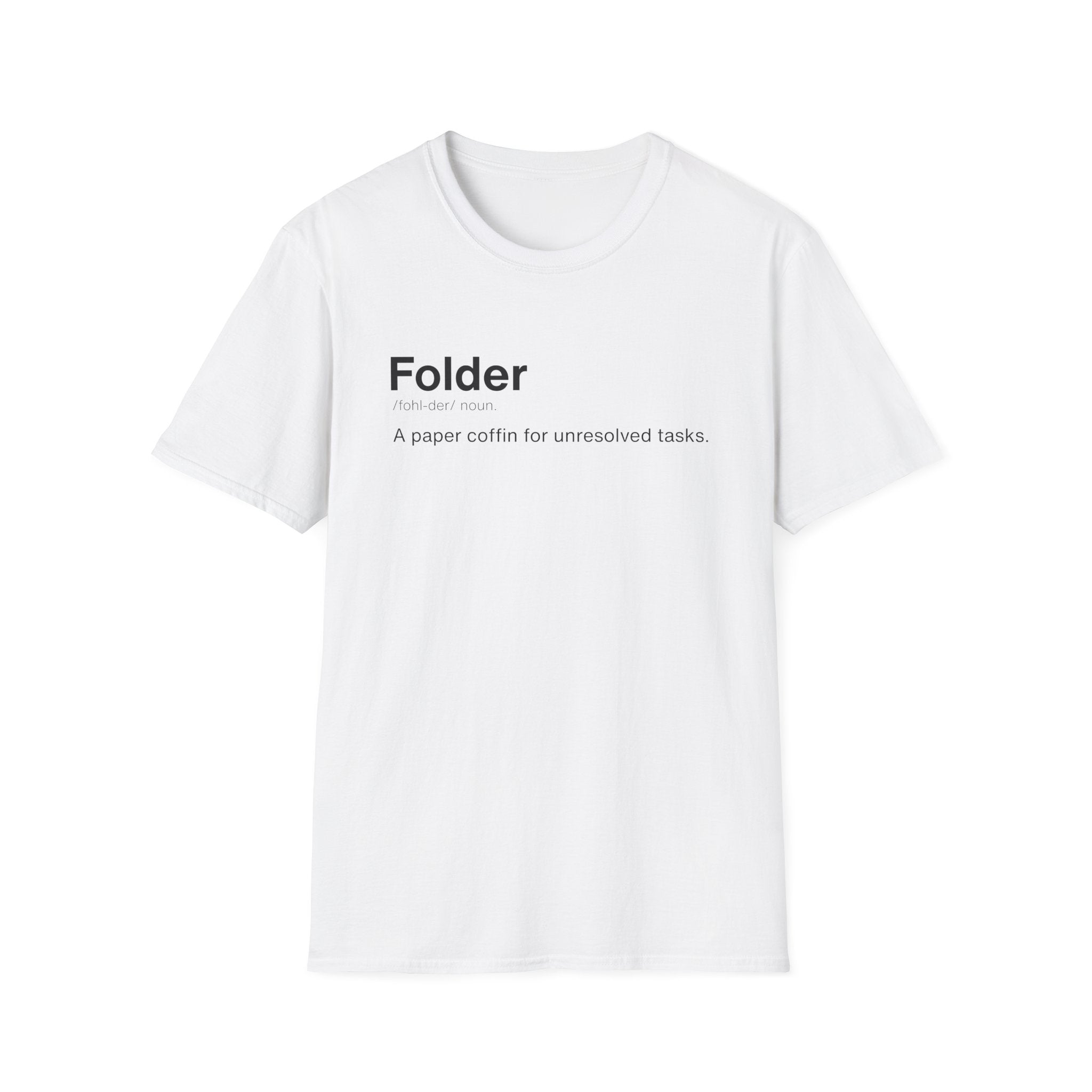 Folder Definition Corporate Satire T-Shirt